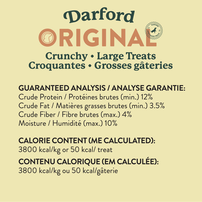 Darford Original Oven-Baked Crunchy Bones Dog Treats 1ea/35 oz, LG