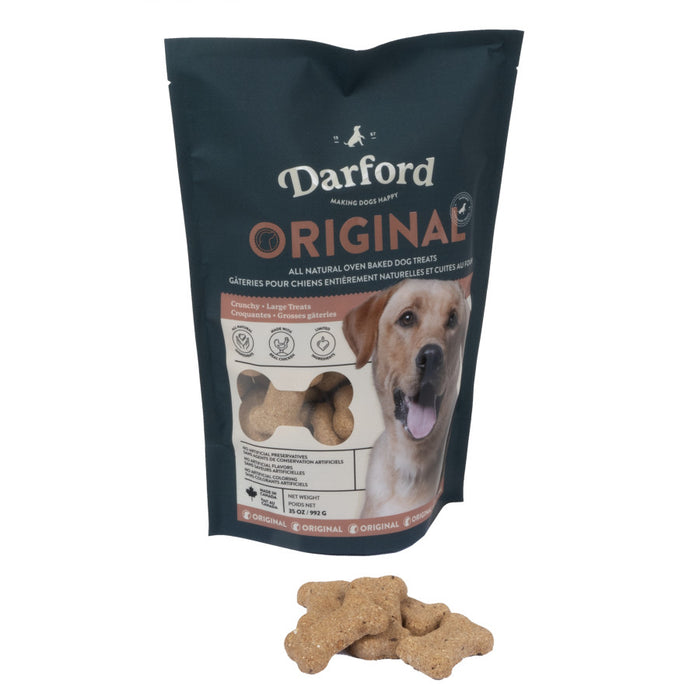 Darford Original Oven-Baked Crunchy Bones Dog Treats 1ea/35 oz, LG