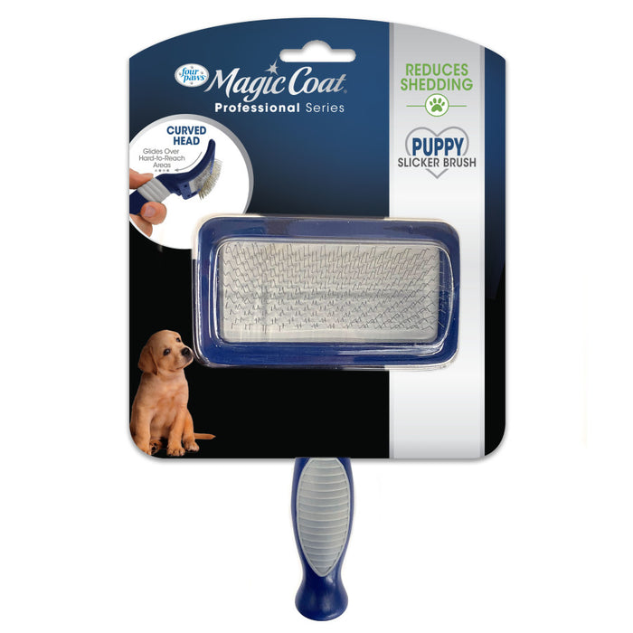 Four Paws Magic Coat Professional Series Puppy Slicker Brush Puppy Slicker Brush, 1ea/SMall