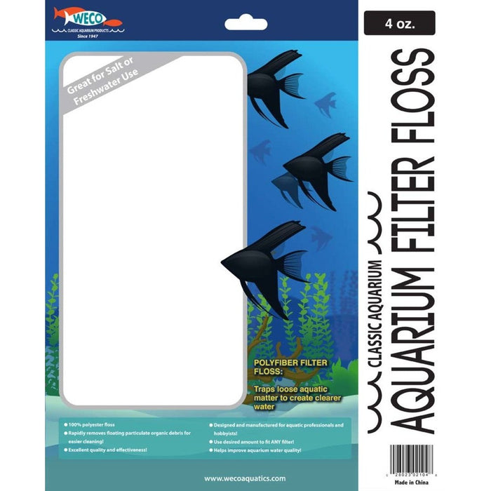 Weco Products Aquarium Filter Floss 1ea/4 oz