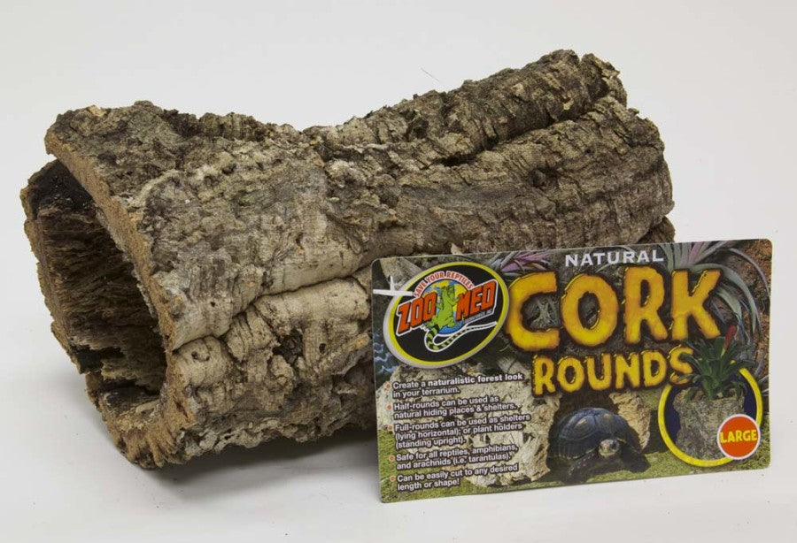 Zoo Med Natural Cork Bark Round Brown, 1ea/LG