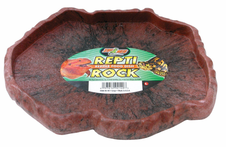 Zoo Med Repti Rock Food Dish Assorted, 1ea/LG