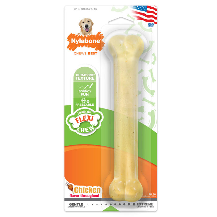 Nylabone Flex Moderate Chew Dog Toy 1ea/Large - Up To 50 lb