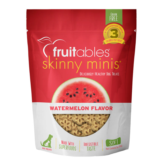 Fruitables Skinny Minis Soft Dog Treats Watermelon, 1ea/5 oz