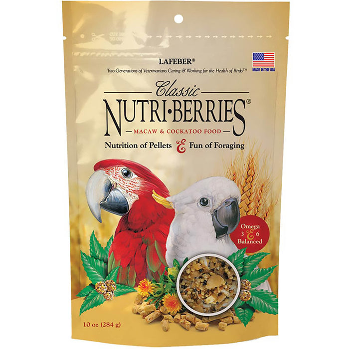 Lafeber Company Classic Nutri-Berries Macaw & Cockatoo Food 1ea/10 oz