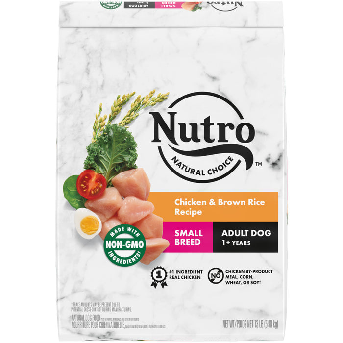 Nutro Products Natural Choice Small Breed Adult Dry Dog Food Chicken & Brown Rice, 1ea/13 lb