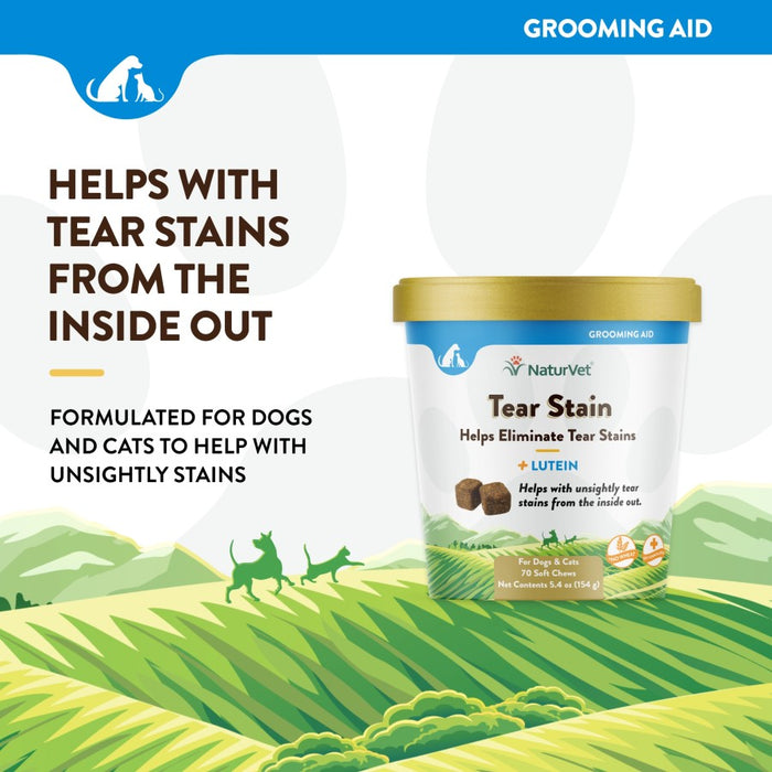 NaturVet Tear Stain Soft Chews 1ea/5.4 oz, 70 ct