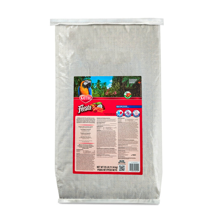 Kaytee Fiesta Macaws Bird Food 1ea/25 lb