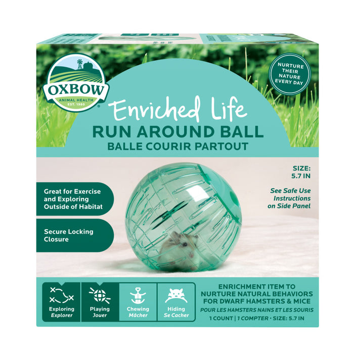 Oxbow Animal Health Enriched Life Small Animal Run Around Ball 1ea/One Size