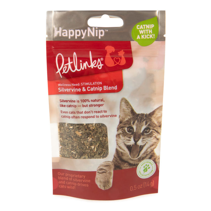 Petlinks HappyNip Silvervine Catnip Blend Catnip 1ea/0.5 oz