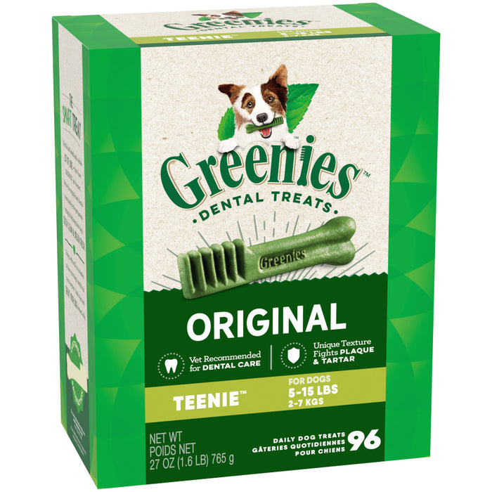 Greenies Dog Dental Treats Original, 1ea/27 oz, 96 ct, Teenie