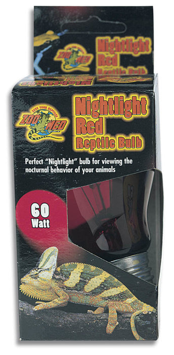 Zoo Med Nightlight Red Reptile Bulb Red, 1ea/60 W