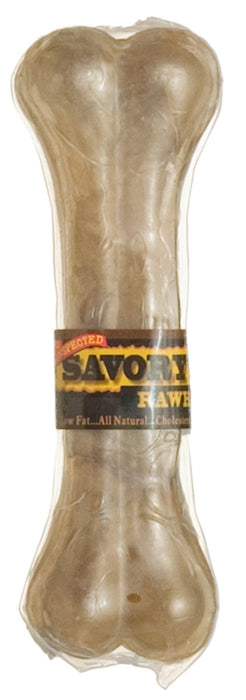 Savory Prime Pressed Rawhide Bones Bulk, Natural, 1ea/6.5 in