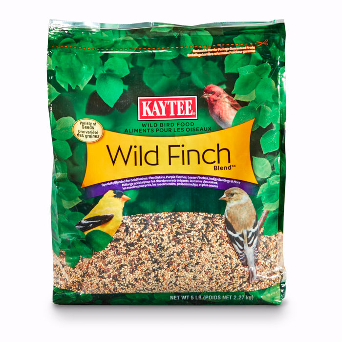 Kaytee Wild Finch Blend Wild Bird Food Stand Up Bag, 1ea/5 lb