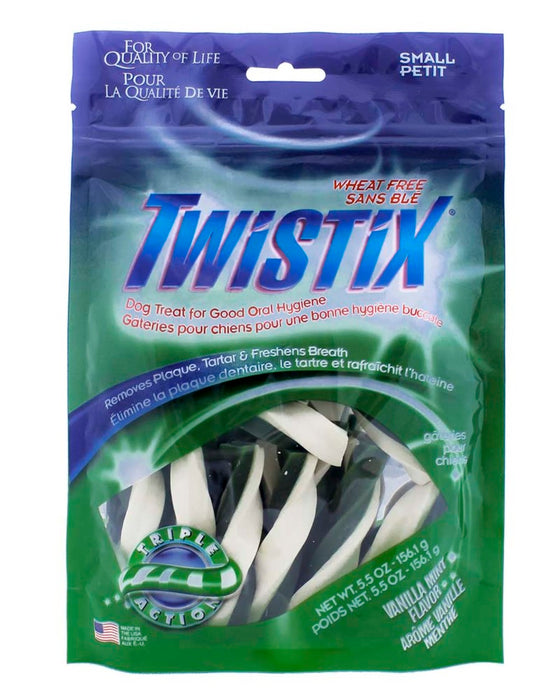 Twistix Wheat Free Dental Dog Treats Vanilla Mint, 1ea/5.5 oz, SM