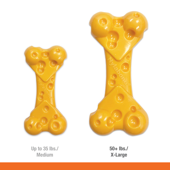 Nylabone Power Chew Cheese Dog Toy 1ea/XL - 50+ lb