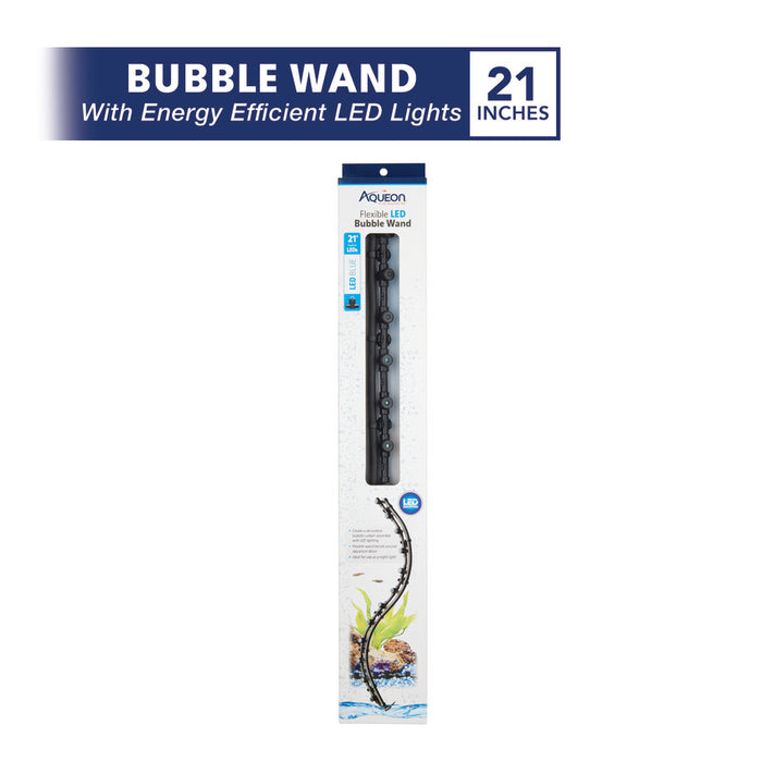 Aqueon Flexible LED Bubble Wand Blue, 1ea/21 in