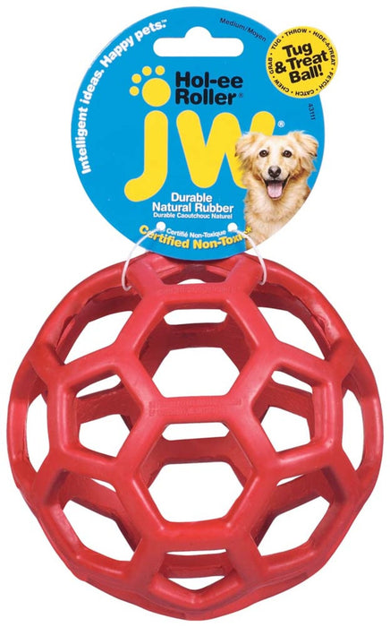 JW Pet Hol-ee Roller Dog Toy Assorted, 1ea/MD