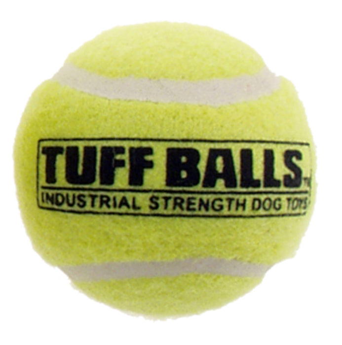 Petsport USA Tuff Ball Dog toy Yellow, 12ea/Bulk, 1.8 in