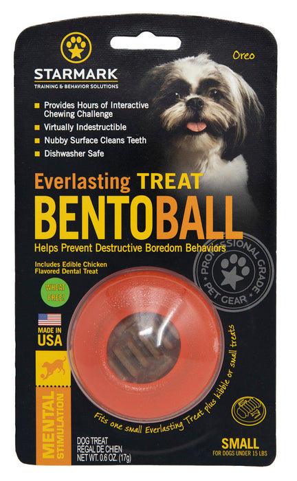 Starmark Everlasting Treat Bento Ball Dog Chew Toy 1ea/SM