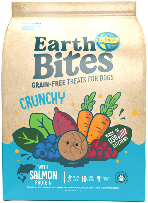 Earthborn Holistic EarthBites Crunchy Dog Treats Salmon & Pumpkin, 1ea/10 oz