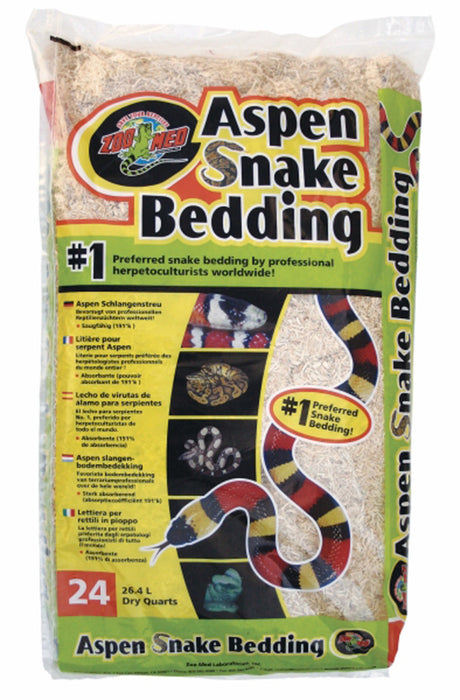 Zoo Med Aspen Snake Bedding Tan, 1ea/24 qt