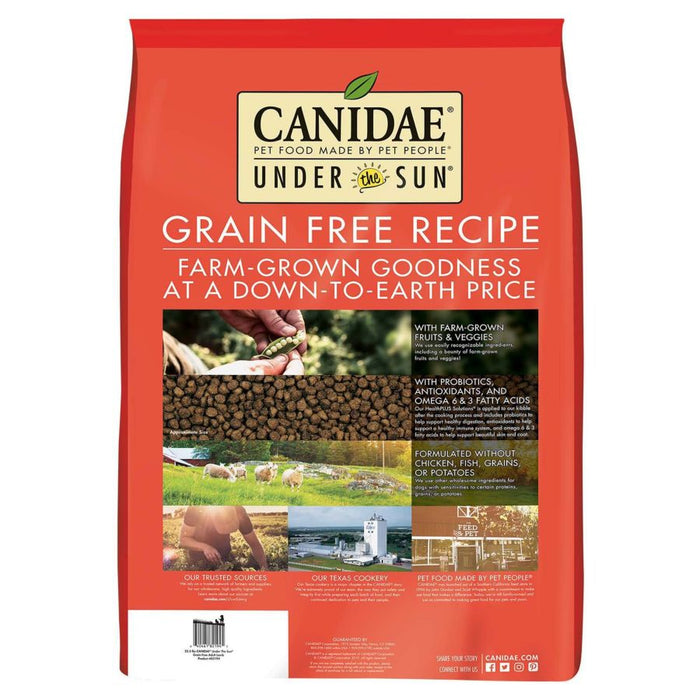 CANIDAE Under The Sun Grain-Free Dry Dog Food Lamb, 1ea/40 lb