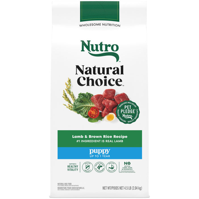 Nutro Products Natural Choice Dry Puppy Food Lamb & Brown Rice, 1ea/4.5 lb