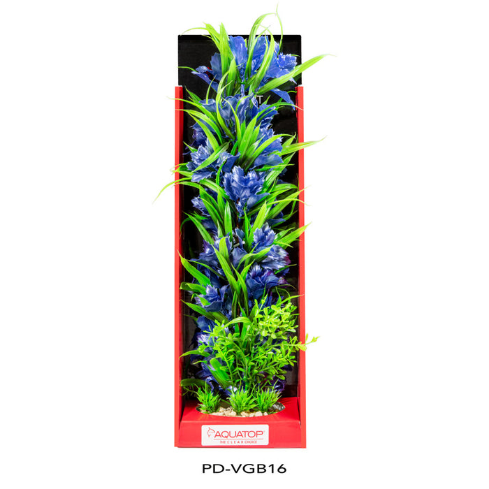 Aquatop Vibrant Garden Plant Blue, 1ea/16 in