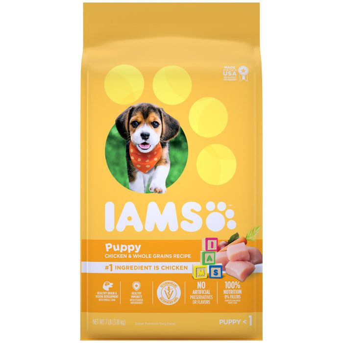 IAMS Smart Puppy Dry Dog Food Real Chicken, 1ea/7 lb