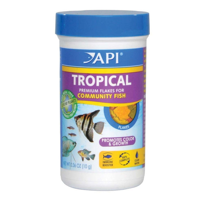 API Tropical Premium Flakes Fish Food 1ea/0.36 oz