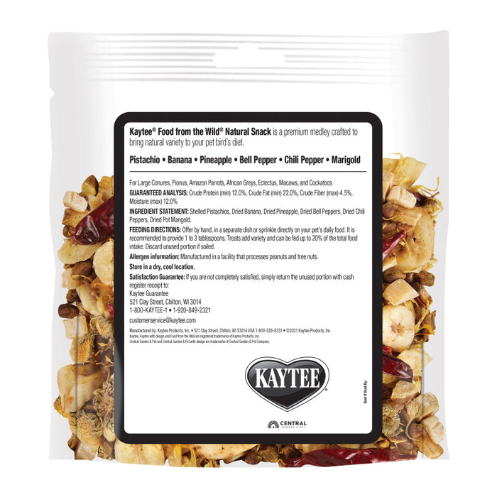 Kaytee Food from the Wild Natural Snack Med/Lrg Pet Bird 1ea/3 oz