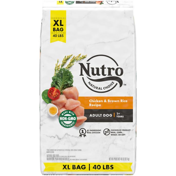 Nutro Products Natural Choice Adult Dry Dog Food Chicken & Brown Rice, 1ea/40 lb