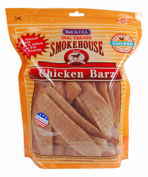 Smokehouse USA Made Chicken Barz Dog Treat 1ea/16 oz