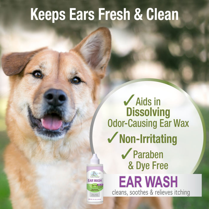 Four Paws Healthy Promise Pet Ear Wash for Dogs and Cats Ear Wash, 1ea/4 oz