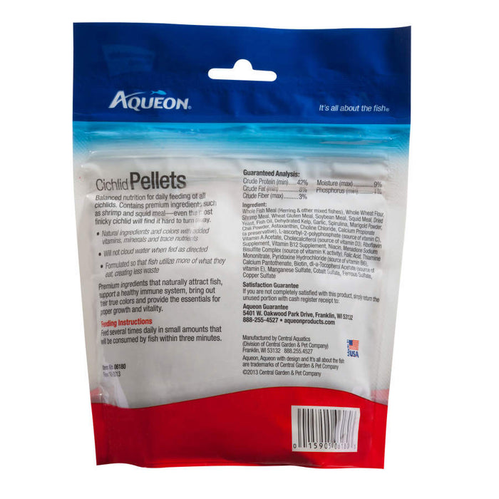 Aqueon Cichlid Food 1ea/Mini 4.5 oz