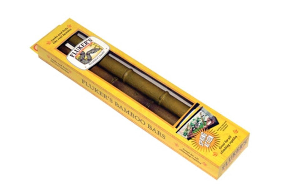 Fluker's Bamboo Bars for Reptiles and Amphibians Brown, 1ea/2 pk