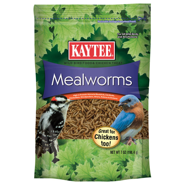 Kaytee Mealworm Food Pouch 1ea/7 oz