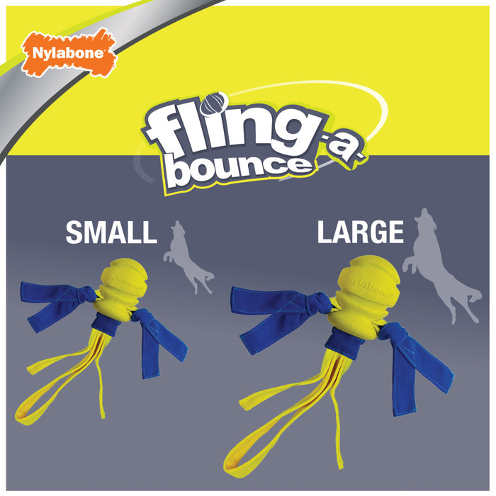 Nylabone Power Play Dog Fetch Toys Fling-a-Bounce 1ea/Large