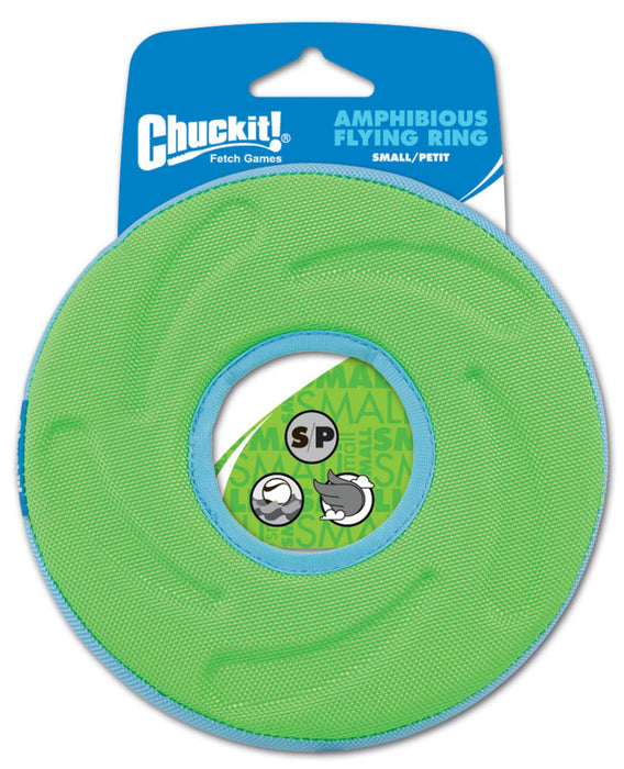 Chuckit! ZipFlilght Flying Ring Dog Toy Assorted, 1ea/SM