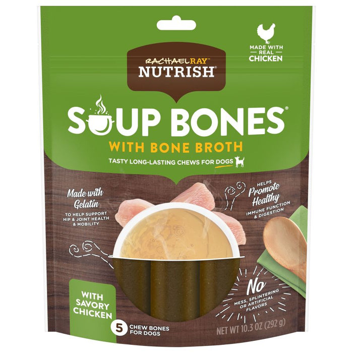 Rachael Ray NUTRISH Soup Bones Dog Treats Chicken, 1ea/12.6 oz