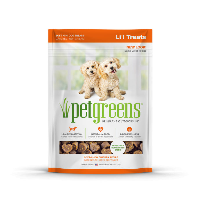 Pet Greens Li'l Treats Soft Mini Dog Treats Chicken, 1ea/6 oz