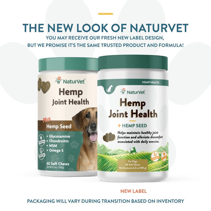 NaturVet Hemp Joint Health Soft Chews 1ea/60 ct