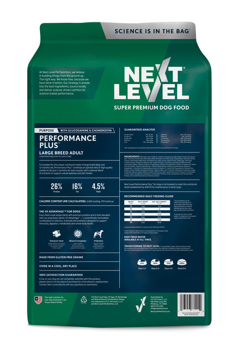 Next Level Performance Plus Large Breed Adult Dry Dog Food 1ea/40 lb