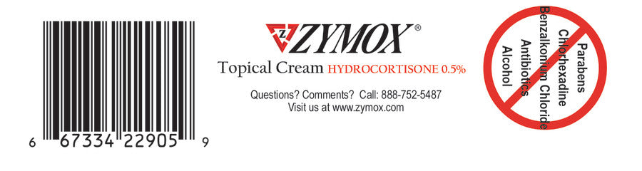 Zymox Topical Cream 0.5% Hydrocortisone Tube 1ea/1 oz