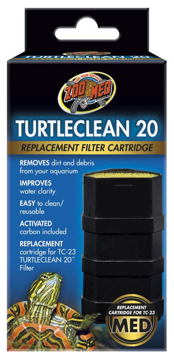 Zoo Med TurtleClean 20 Replacement Filter Cartridge 1ea/MD