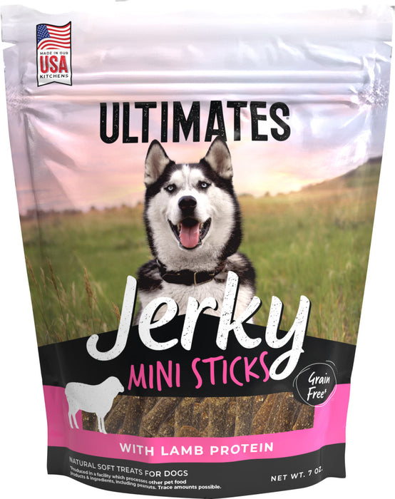 Ultimates Jerky Mini Sticks Dog Treats Lamb, 1ea/7 oz