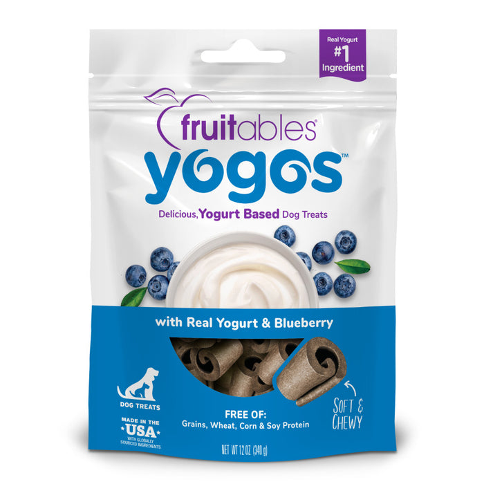 Fruitables Yogos Real Yogurt Dog Treats Blueberry, 1ea/12 oz