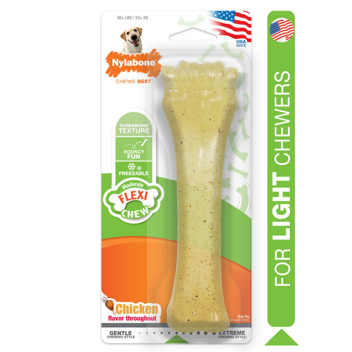 Nylabone Flex Moderate Chew Dog Toy 1ea/XL - 50+ lb