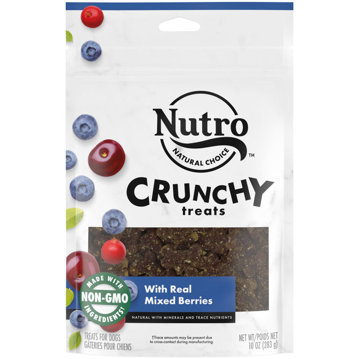 Nutro Products Crunchy Dog Treats Mixed Berry, 1ea/10 oz